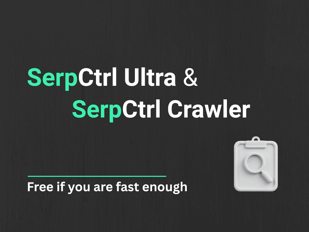 SerpControl Extention un Crawler izlaišana